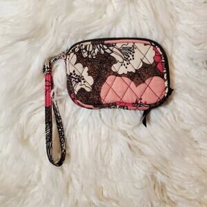 Vera Bradley Zip Up Small Floral Wristlet